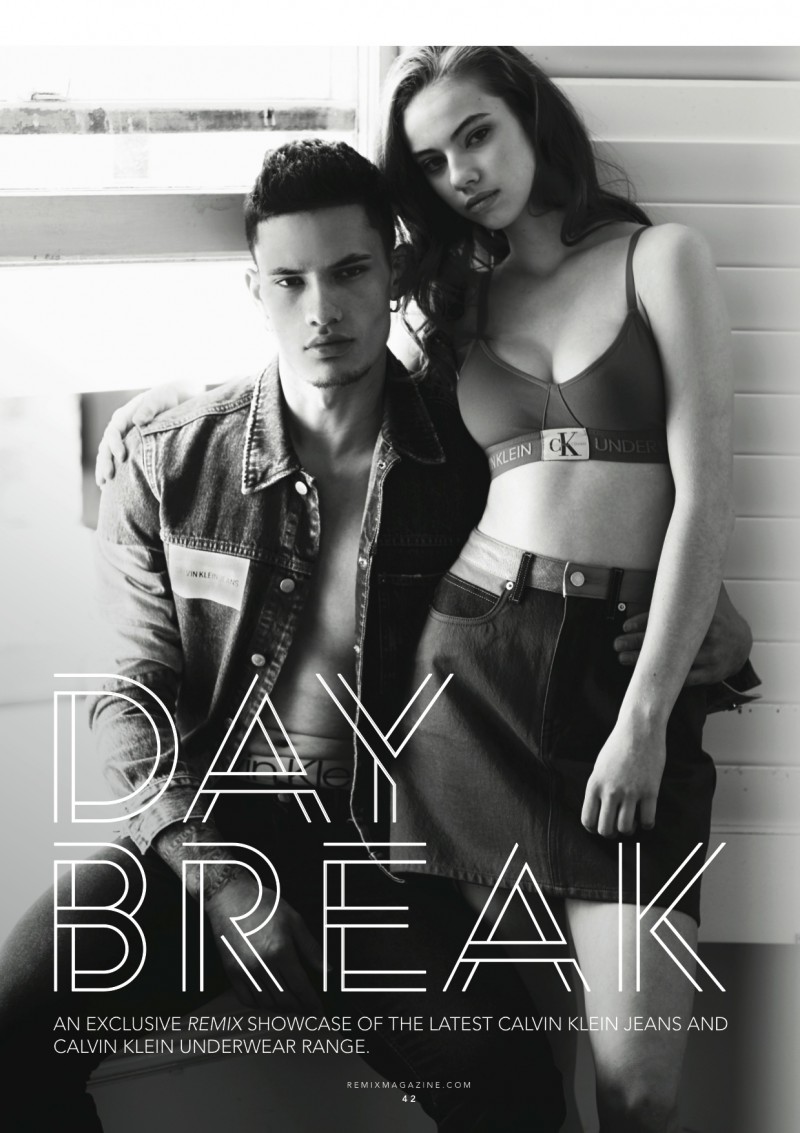 DAY BREAK: our exclusive shoot with Calvin Klein | Remix Magazine