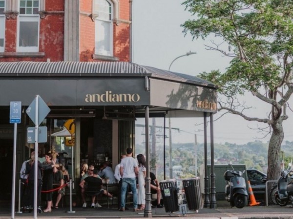 Andiamo Eatery Location Outside