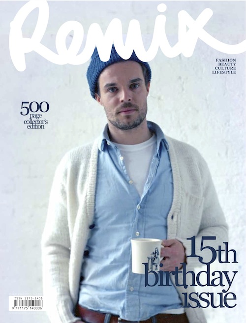 Oliver Jeffers Remix Magazine Cover