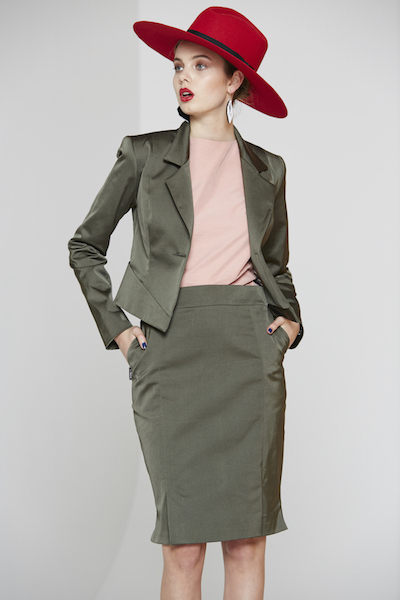 3811 Perspective Blazer & 3812 Skrit Olive b