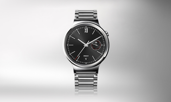 Huawei Watch-HQ photos-Front-Silver with steel strap-JPG-20150723 (2)