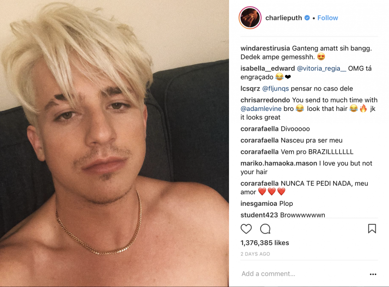 Charlie Puth Poses Shirtless In Underwear, Jen Aniston Reacts: Photos