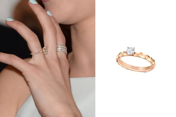 monogram infini engagement ring