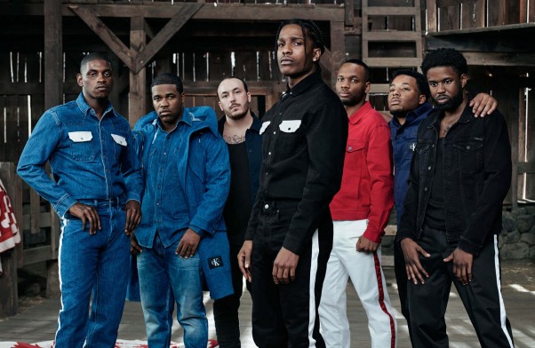 calvin klein jean jacket asap rocky