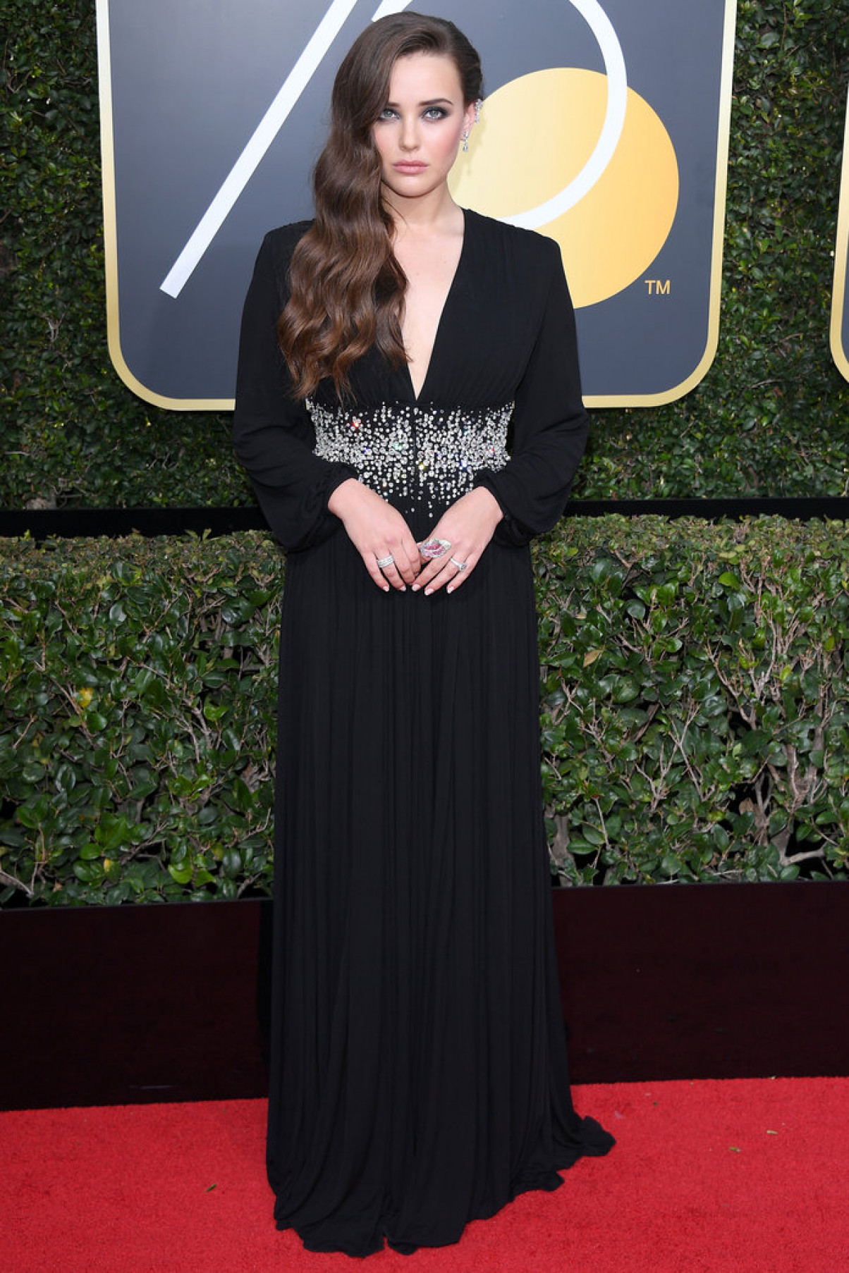 010718 golden globes arrival katherine langford