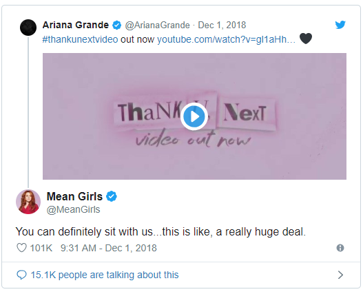 Ariana Grandes Thank U Next Video Is Getting Love From